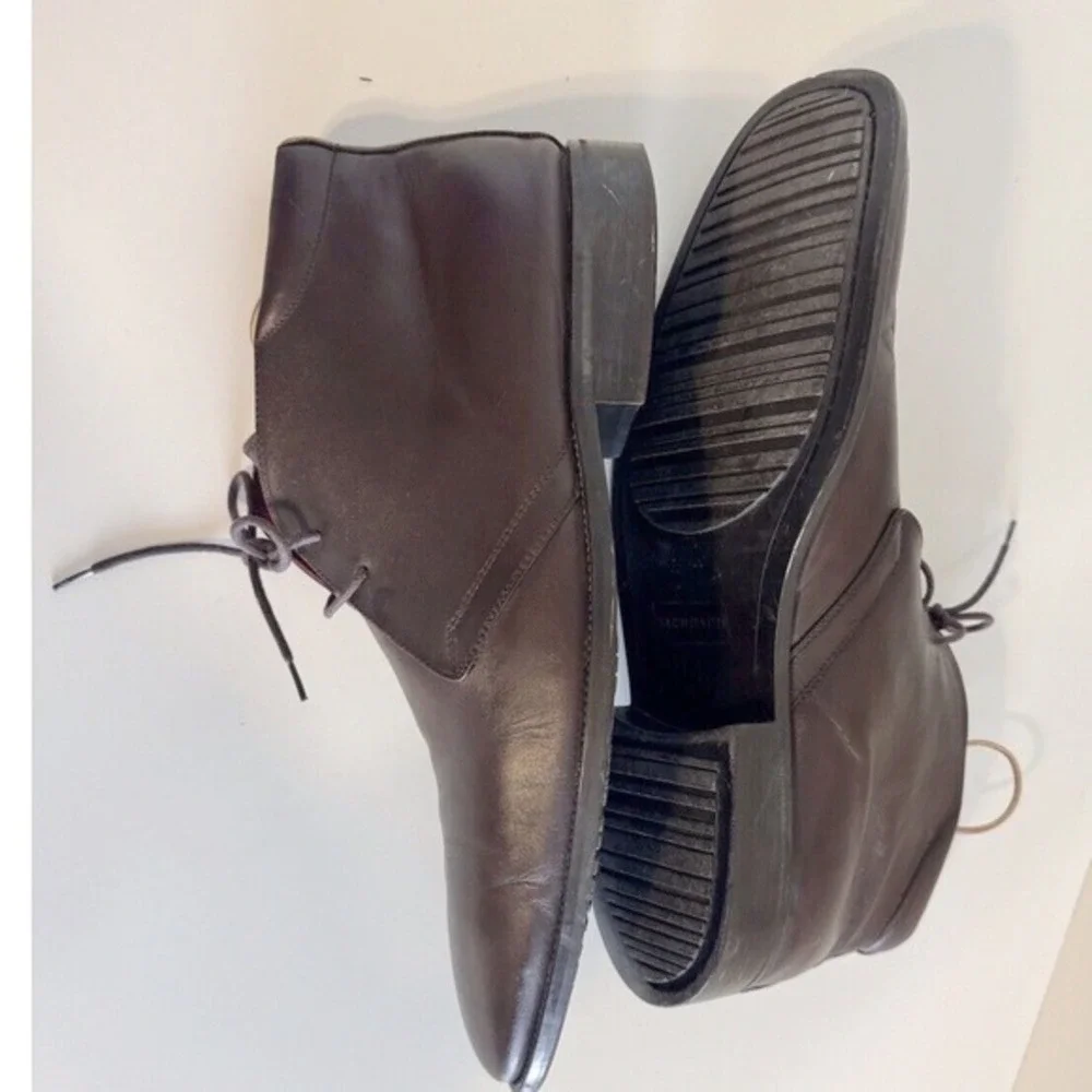 Bachrach Leather Chukka Boots Brown Lace Up Ankle Dress Shoes‎ 14 Preppy 48-05
